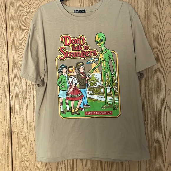 Other - “Don’t Talk to Strangers” Alien Retro T-Shirt